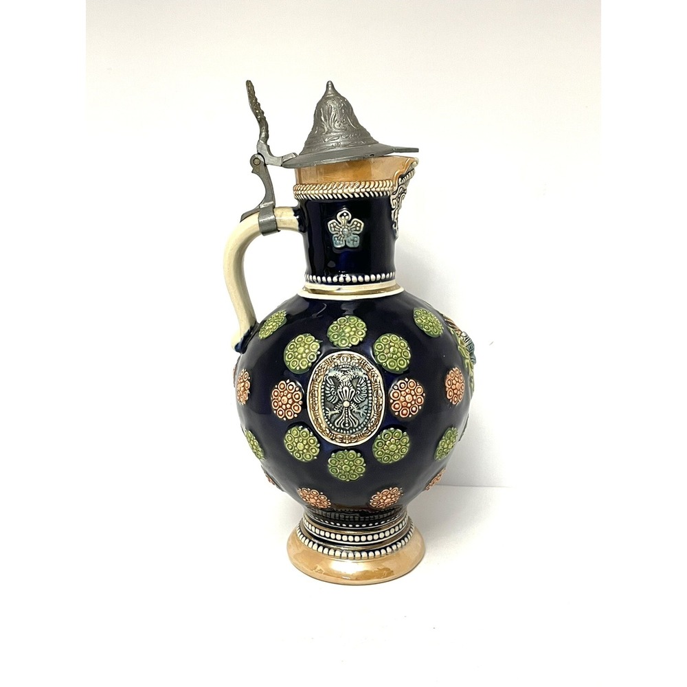 MARZI & REMY Pítcher Germany Cobalt Blue Glaze